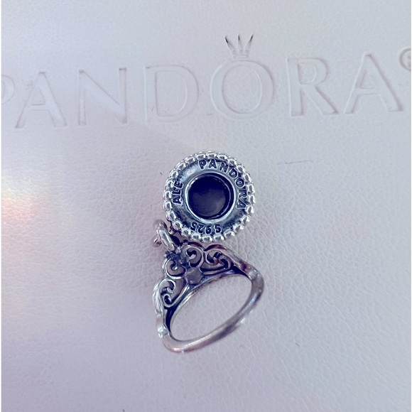 Authentic Disney Pandora Aladdin Princess Jasmine Tiara Dangle Charm - Picture 2 of 6